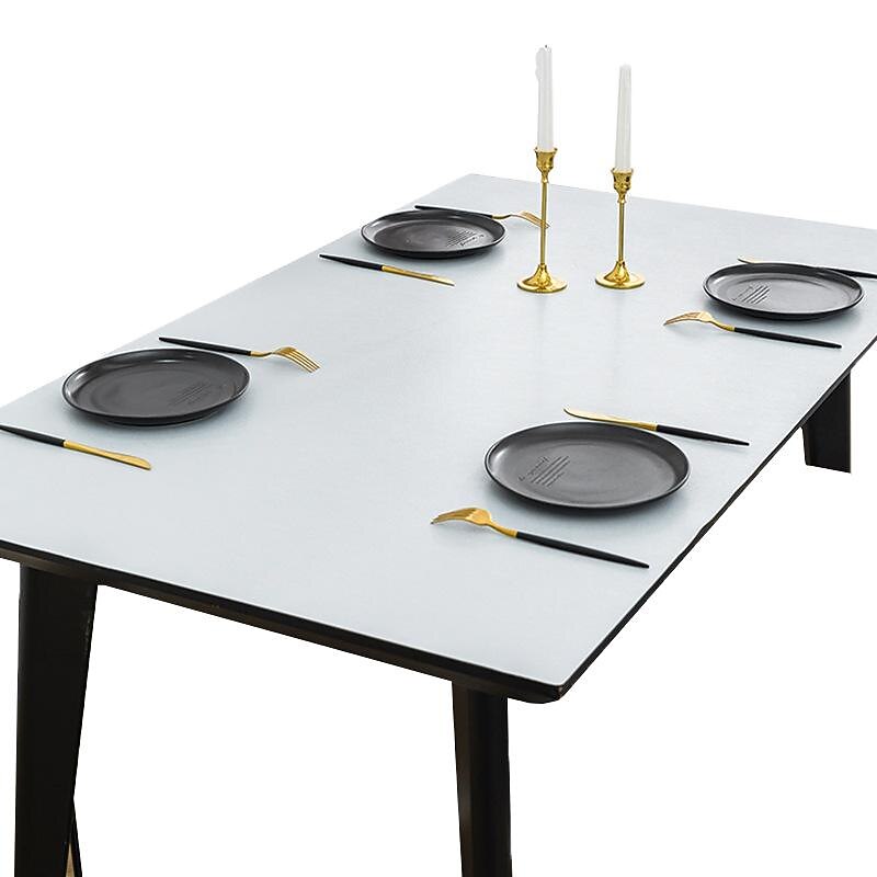 Farmhouse Table Mat Cover 100% Waterproof Oil-Proof Vinyl PVC Table Cloth, Rectangle Tablecloth Protector for Dining Table, Outdoor and Indoor2