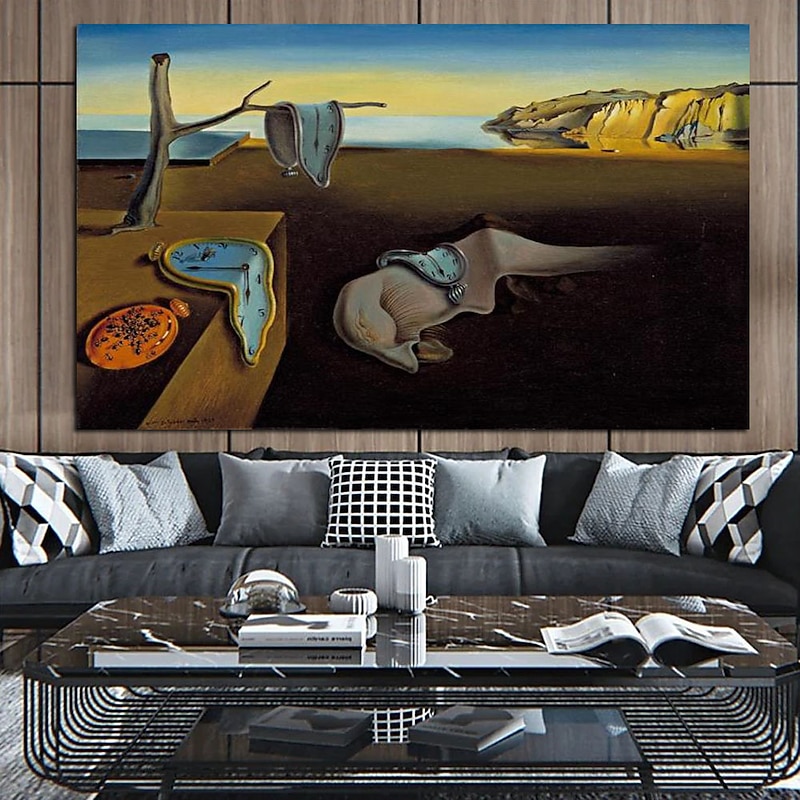 Famous Oil Painting Salvador Dali Wall Art Canvas The Waves Book Sailboat Home Decoration Decor Rolled Canvas No Frame Unstretched3
