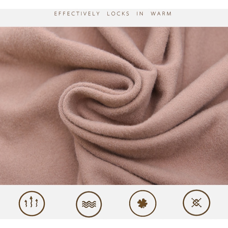 Women's T shirt Tee Undershirt Pants Sets Bottoming Shirt Casual Daily Basic Long Sleeve Crew Neck Turtleneck Black Fall & Winter Home Outfits2