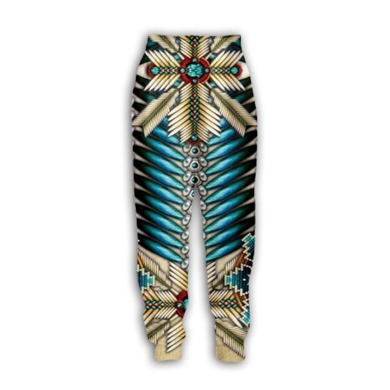 American Indian Totem Pants Cartoon Manga Anime 3D Graphic For Couple's Men's Women's Adults' 3D Print Casual Daily4