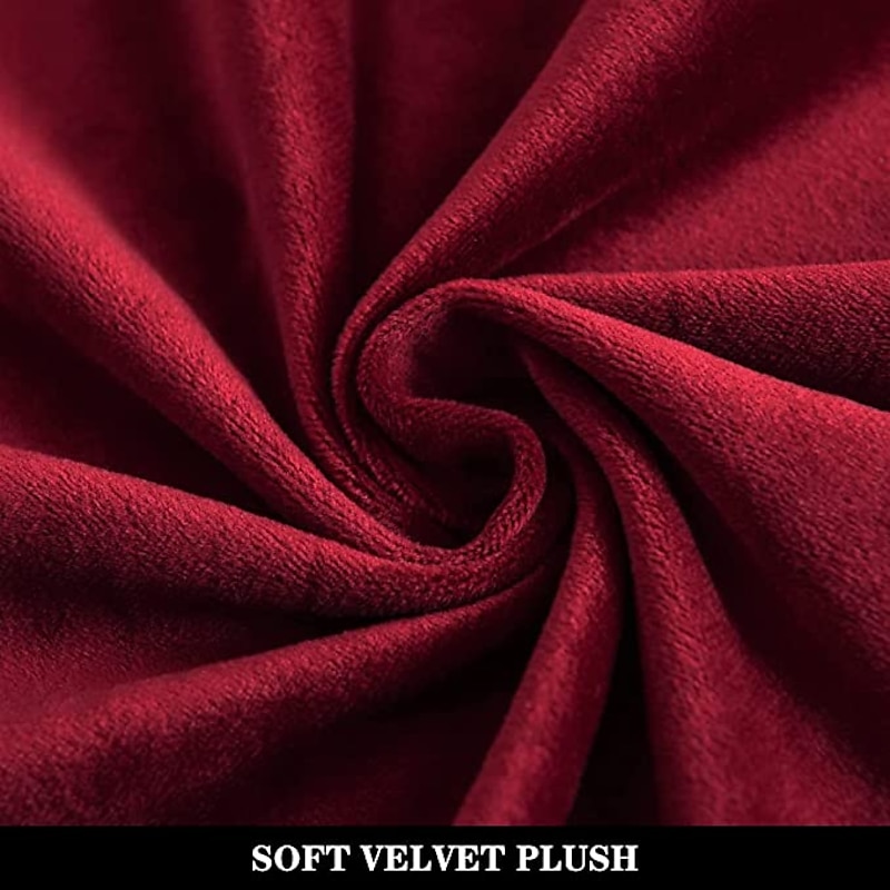 Velvet Stretch Wingback Chair Cover Wing Chair Slipcovers Spandex Fabric Wingback Armchair Covers with Elastic Bottom for Living Room Bedroom Decor4