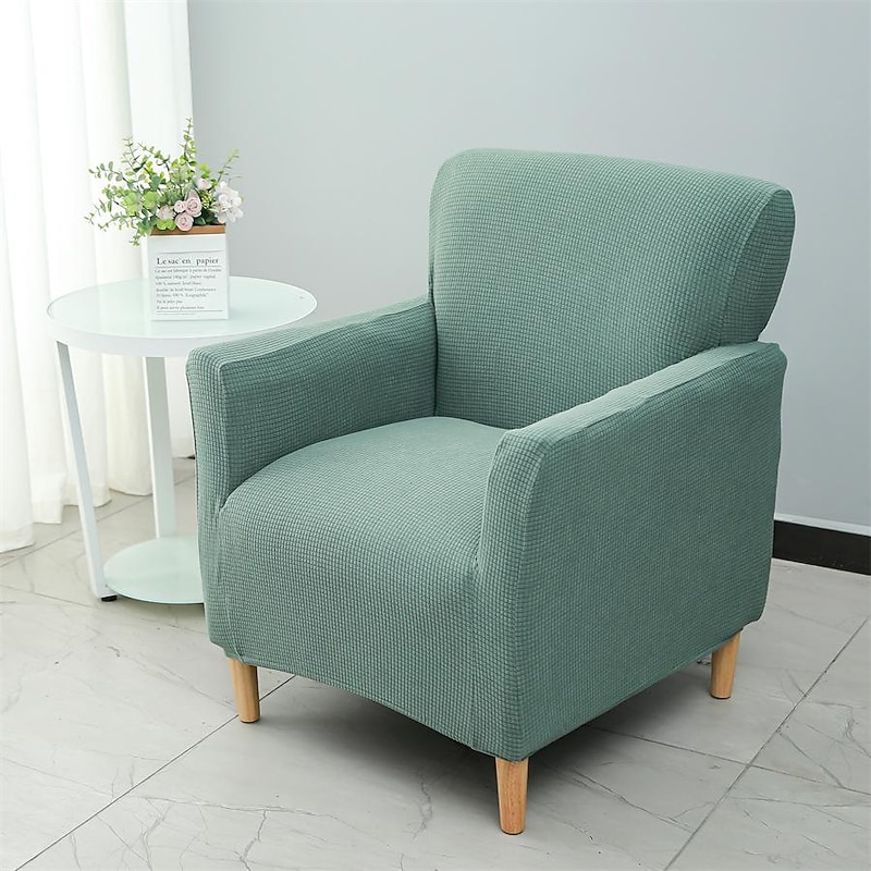 Stretch 1 Seat Sofa Cover Armchair Slipcover Elastic Fit Soft Durable Fabric Easy to Install and Remove Ideal for Protecting and Refreshing Your Armchair Available in Multiple Colors