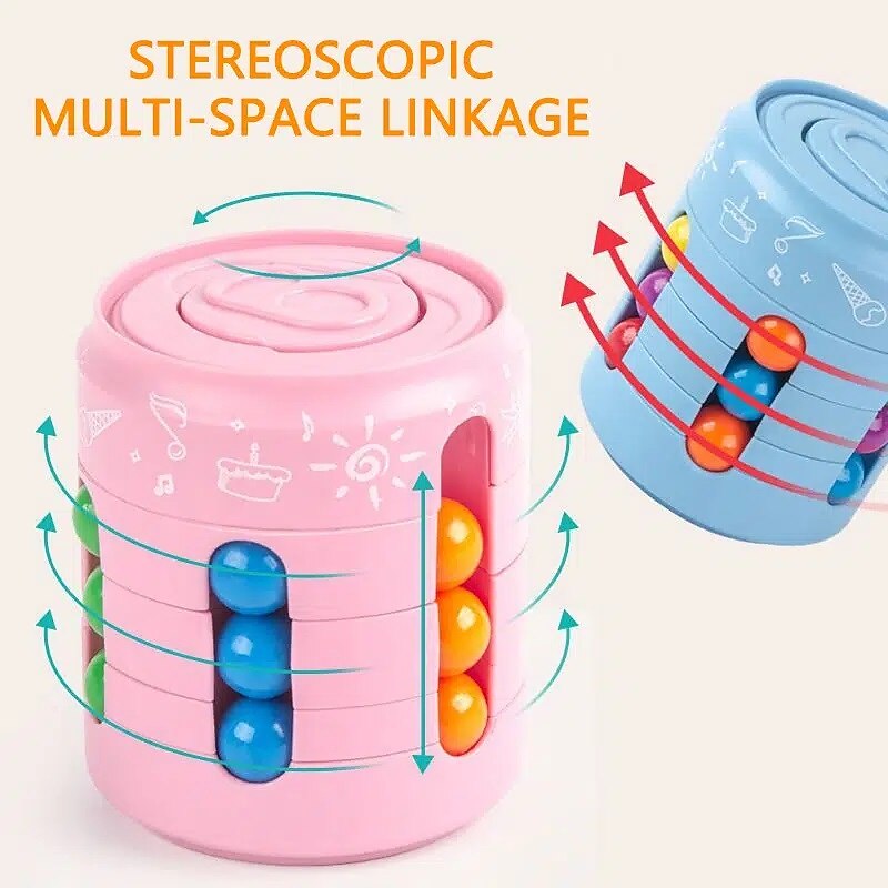 Speed Cube Set 1 pcs Magic Cube IQ Cube Spinning Top Educational Toy Stress Reliever Puzzle Cube Gift Adorable Teenager Adults' Toy Gift2