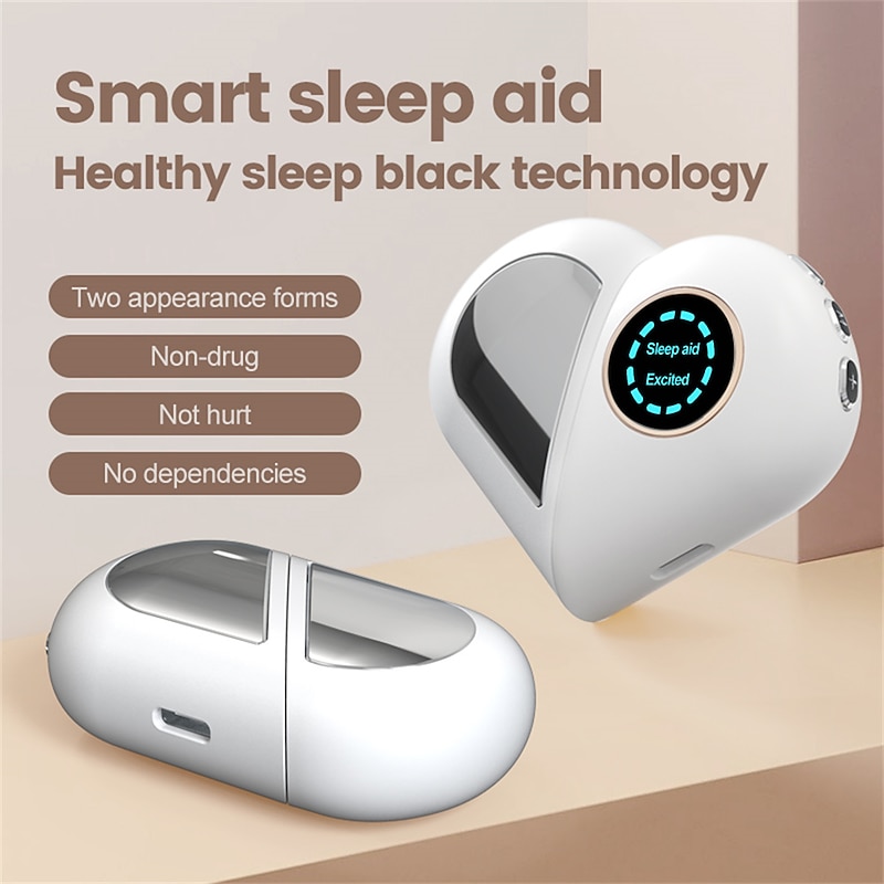 Intelligent Sleep Instrument Insomnia Device，Sleep Aid For Insomnia, to help Sleep Calm Sleep to Iimprove and Promote Deep Sleep Aid To Fall Asleep Quickly