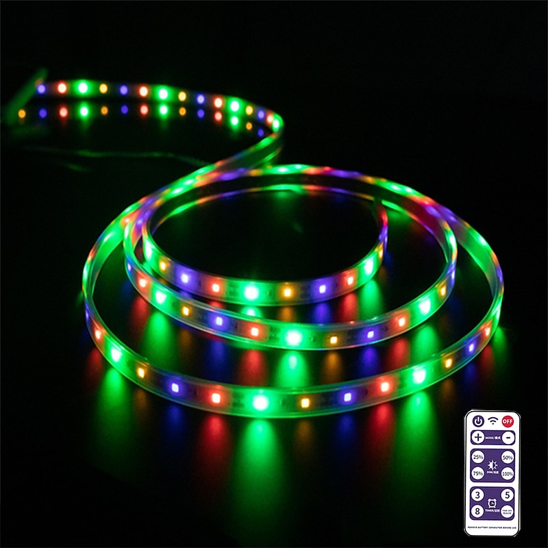 5M 10M USB Charging  Remote Control Solar LED Lamp With Outdoor Lamp Led Lamp With Garden String Lamp Led Solar Street Garden Decoration Wreath Festival Party Atmosphere Lamp 1 set3