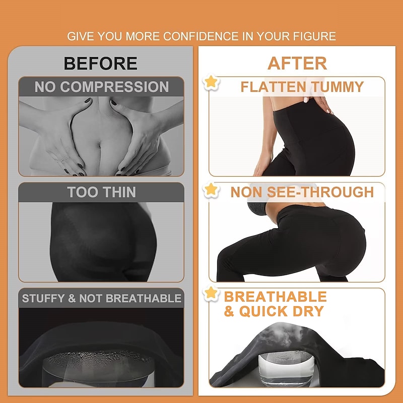 Women's Compression Pants Running Tights Leggings with Phone Pocket Base Layer Street Athletic Athleisure Winter Breathable Soft Compression Fitness Gym Workout Running Sportswear Activewear Solid3