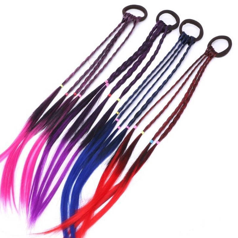 Kids Girls' Hair Accessories Sweet Daily Solid Colored Red Blue3