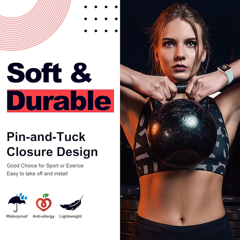 5 Pack Sport Band Compatible with Apple Watch band 38mm 40mm 41mm 42mm 44mm 45mm 49mm Men Waterproof Adjustable Soft Silicone Strap Replacement Wristband for iwatch Ultra 2 Series 9 8 7 SE 6 5 4 3 2 13