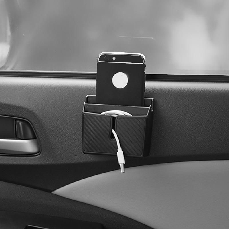 Car Mobile Phone Storage Box Self Adhesive Front Seat Car Organizer Universal Vehicle Dashboard Pocket Holder Car Accessories Car Accessories2