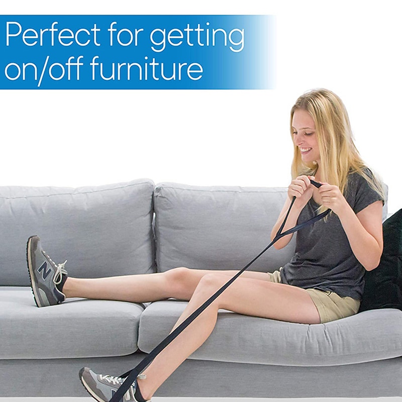 2PCS Leg Lifting Auxiliary Belt for Elderly Patients with Leg Lifting Paralysis Leg Lifting Auxiliary Belt for Lower Limb Rehabilitation Leg Lifting Training Belt4