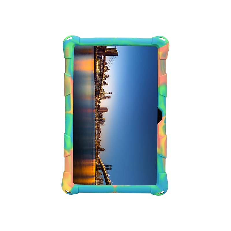 Tablet Case Cover For Samsung Galaxy Tab S8 S7 S6 A8 A7 Lite 8.7" 10.4" 10.5" 11" A 8.0" 2022 2021 2020 2019 Portable Handle Shoulder Strap Solid Colored Armor Silicone For Kids4