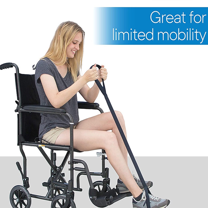 2PCS Leg Lifting Auxiliary Belt for Elderly Patients with Leg Lifting Paralysis Leg Lifting Auxiliary Belt for Lower Limb Rehabilitation Leg Lifting Training Belt3