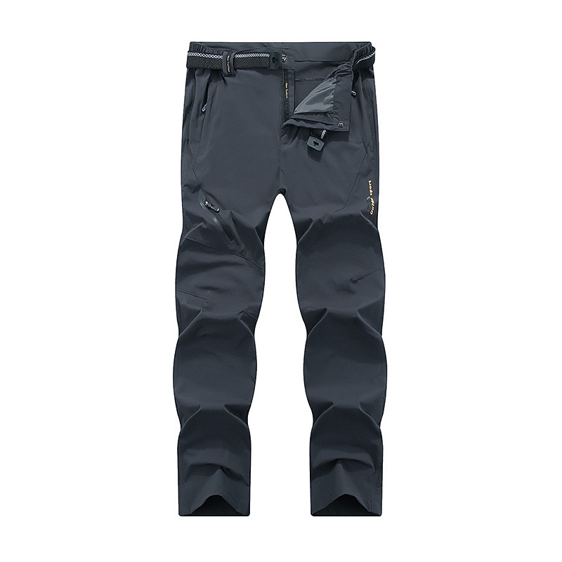 Men's Work Pants Waterproof Hiking Pants Summer Outdoor Waterproof Windproof Quick Dry Lightweight Pants / Trousers Bottoms Black Army Green Fishing Climbing Beach M L XL 2XL 3XL4