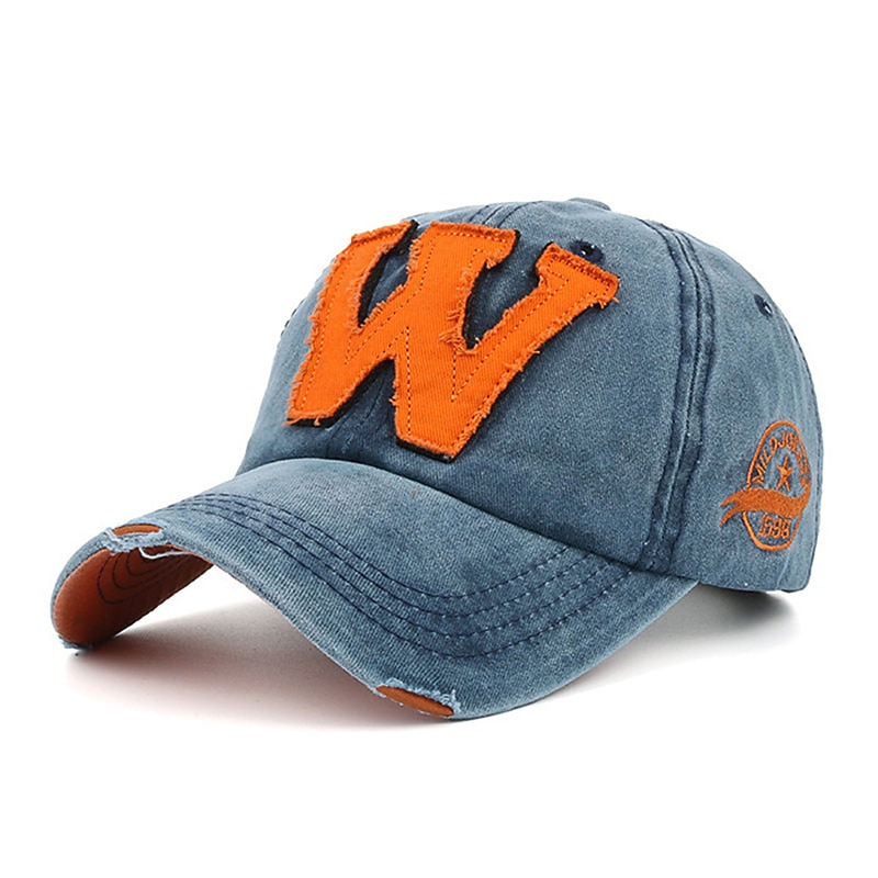 Men's Baseball Cap Black Wine Cotton Chic & Modern Outdoor clothing Casual Daily Letter4