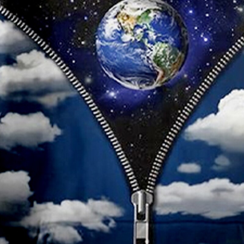 2 Pieces Kids Boys Hoodie & Pants Outfit Galaxy Long Sleeve Pocket Set Casual Fashion Daily Winter Fall 7-13 Years Blue2