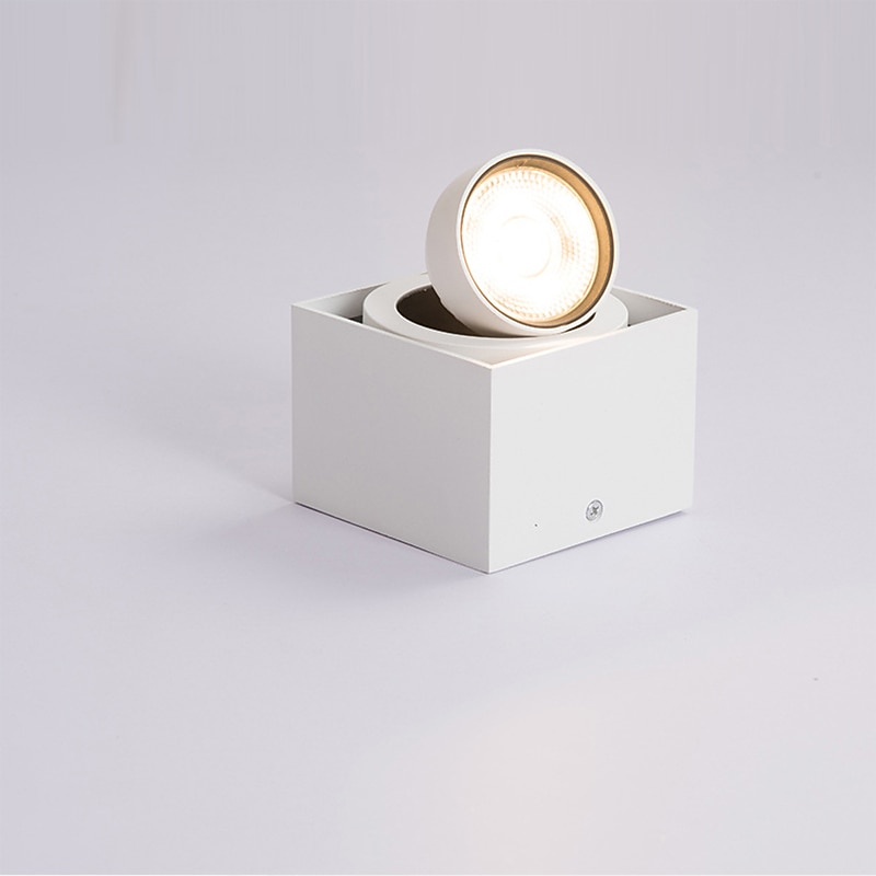 LED Ceiling Lights Dimmable 9.7cm LED Flush Mount Ceiling Light Bar 3000-6000K 5W Acrylic Simple Lamp for Bedroom Hallway Kitchen Gallery Low Ceilings Areas Black White3