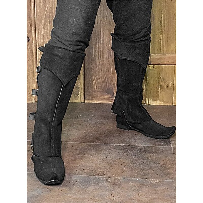 Medieval Renaissance Leg Warmers Gaiters Boot Covers Pirate Viking Ranger Archery Fancy Dress Men's Unisex Pirate Fantasy Masquerade Party / Evening Adults' Shoe Cover3
