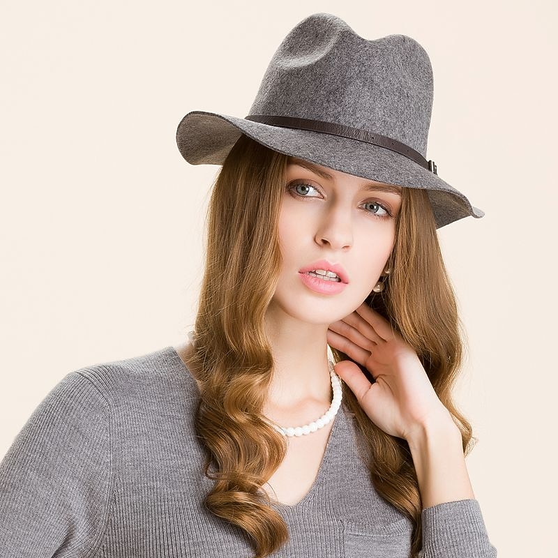 EE French hat Women's warm autumn and winter versatile elegant wool wool hat4