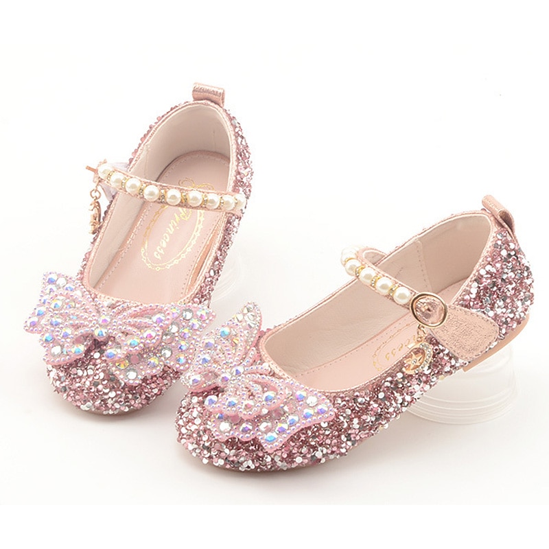 Frozen Fairytale Princess Elsa Mary Jane Shoes Girls' Movie Cosplay Sequins Halloween Silver Rosy Pink Blue Shoes Halloween Carnival Masquerade Polyester Plastics World Book Day Costumes3