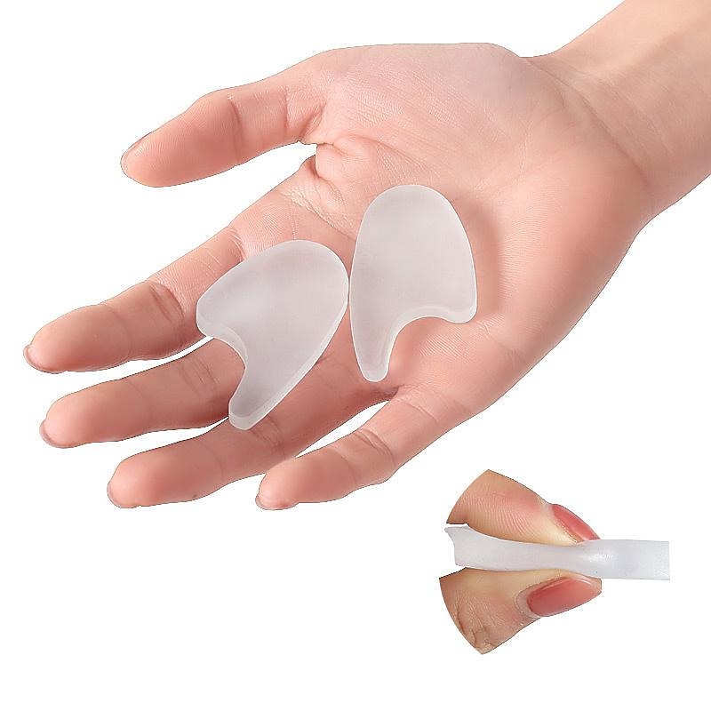 2 pcs Silicone Toe Separators for Pain Relief – Soft Gel Toe Spacers for Bunions, Overlapping Toes, and Foot Alignment2