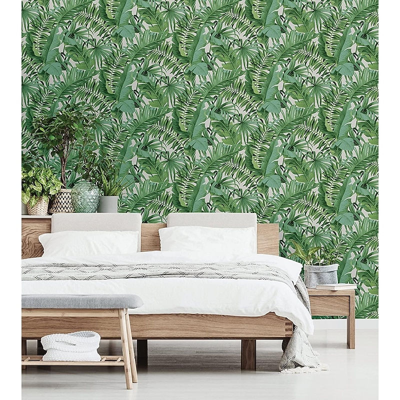 Cool Wallpapers Nature Wallpaper Wall Mural Plants Cycle Color Home Decoration Vintage Modern Wall Covering, PVC / Vinyl Material Self adhesive Wallpaper, Room Wallcovering3
