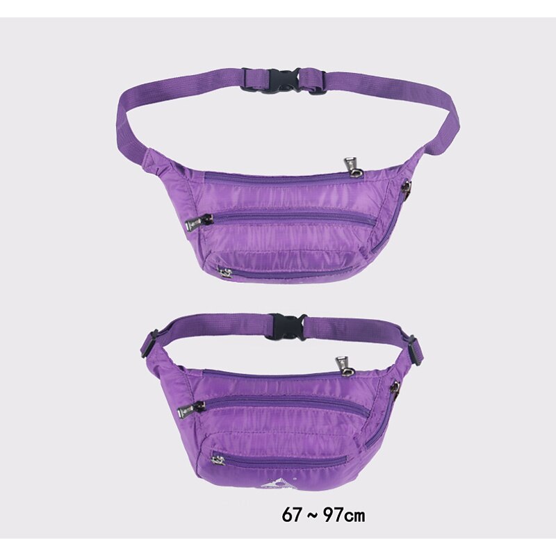 1-10 L Fanny Pack Hiking Waist Bag Belt Bag Windproof Rain Waterproof Quick Dry Lightweight Sweat-Wicking Outdoor Hunting Fishing Hiking Climbing Nylon ArmyGreen Black Red4