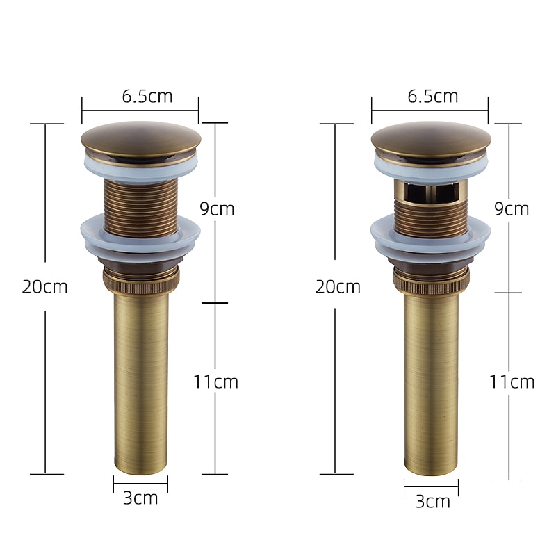 Engraved Antique Brass Pop Up Bathroom Sink Drain Strainer Stopper no Overflow Hole Kitchen Basin Sink Bottle Trap Drainer3