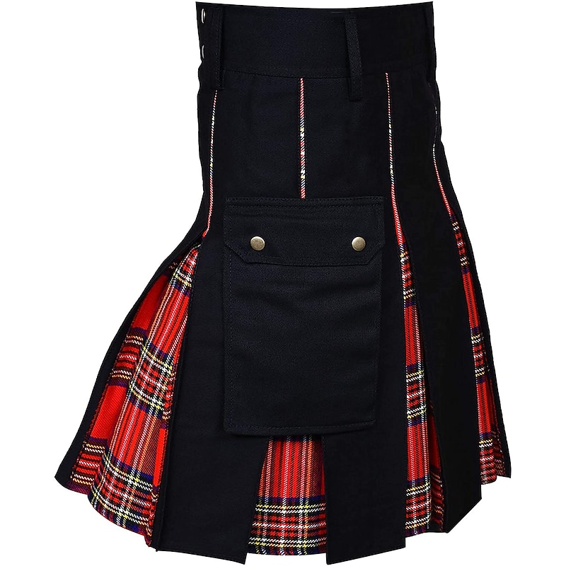 Retro Vintage Punk & Gothic Scottish Utility Kilts Fancy Dress Men's Celtic Masquerade Party / Evening Adults' Skirts2
