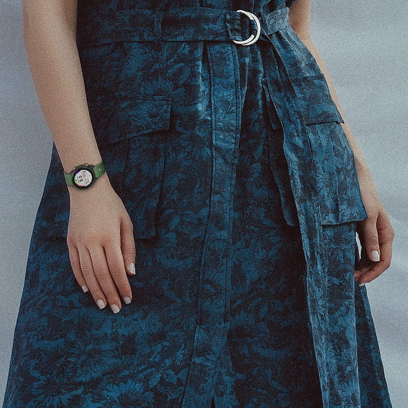 Watch Band for Garmin Forerunner 645/245/158/55 Music Venu Sq 2(Music) / Sq(Music) / 2 Plus, Venu Vívoactive 3 (Music), Vívomove 3 / HR / Sport / Style / Luxe Approach S42 / S40 / S12 Venu Silicone4