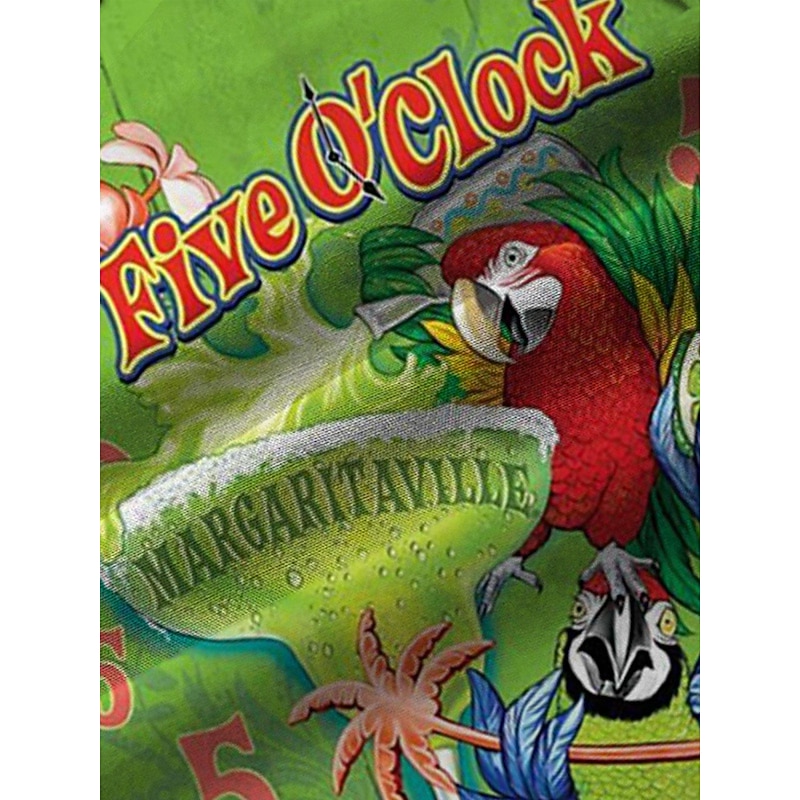 Men's Parrot Shirt Summer Hawaiian Shirt Aloha Shirt Short Sleeves Shirt Turndown Tropical Fashion Hawaiian Outdoor Street Hawaiian Yellow Light Green Blue S M L2