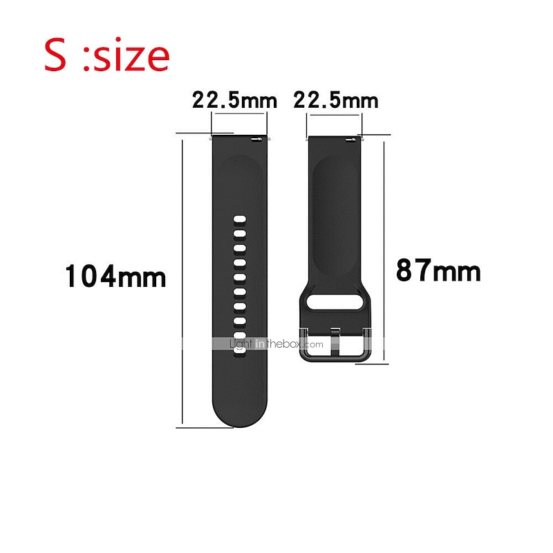 Watch Band for Fitbit Versa 2 / Versa Lite / Versa SE / Versa Silicone Replacement  Strap Soft Breathable Sport Band Wristband4