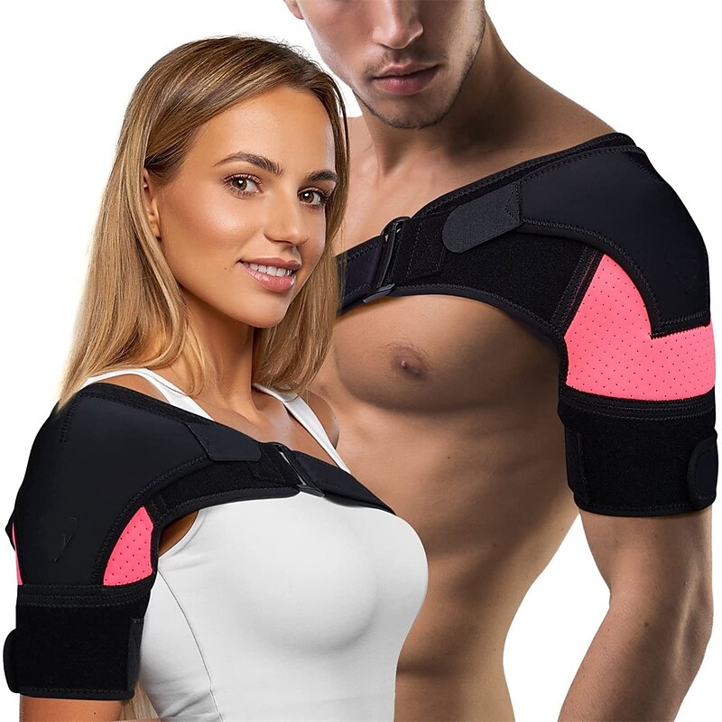 1PCS Shoulder Brace for Women & Men - Shoulder Pain Relief for Torn Rotator Cuff, Support and Compression - Sleeve Wrap for Shoulder Stability and Rec