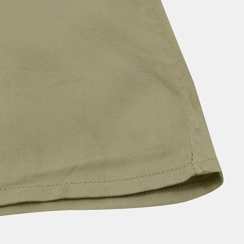 Men's Shirt Summer Shirt Casual Shirt Cuban Collar Shirt Button Up Shirt Camp Collar Shirt White Yellow Pink Wine khaki Short Sleeve Plain Turndown Vacation Street Buttons Clothing Apparel Polyester 12