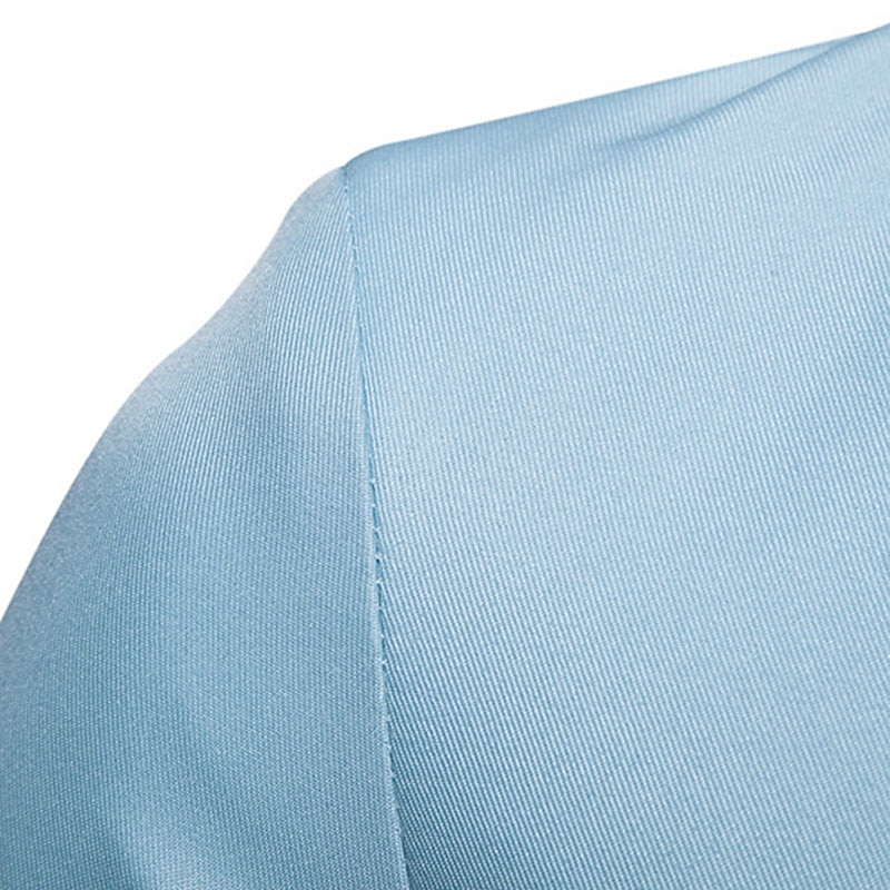 Men's Blazer Business Vacation Durable Casual / Daily Pocket Spring &  Fall Solid / Plain Color Comfort Leisure Turndown Regular Dark Grey Black White Red Dark Navy Jacket4