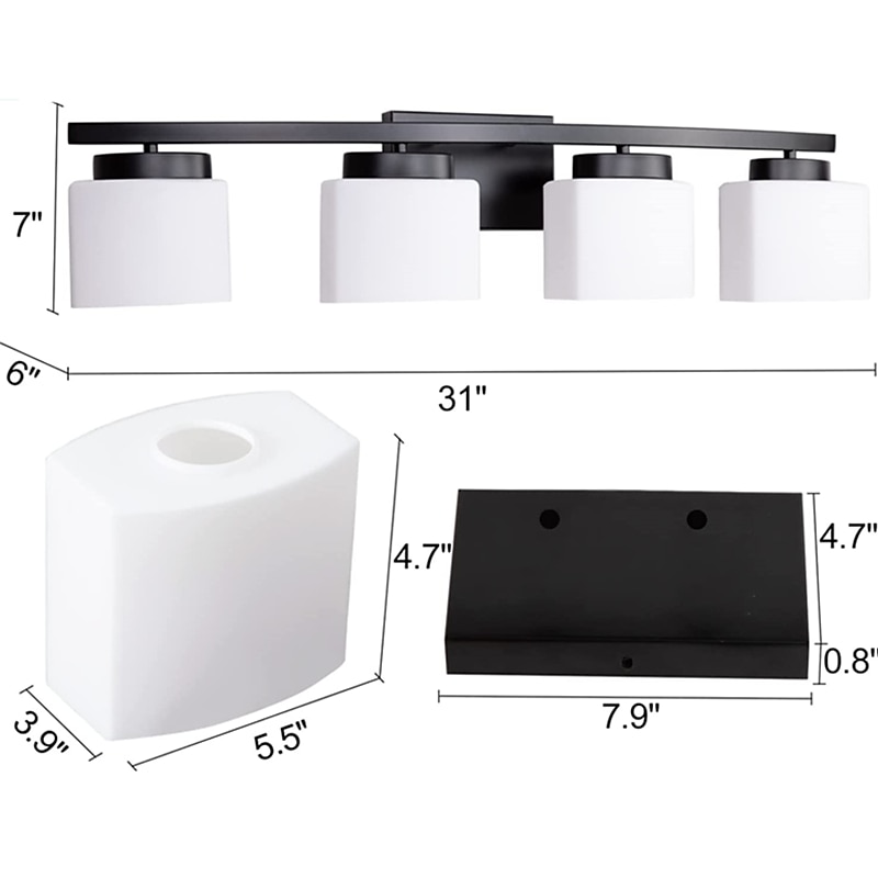 Indoor Modern Indoor Wall Lights Bedroom Dining Room Iron Wall Light 220-240V4