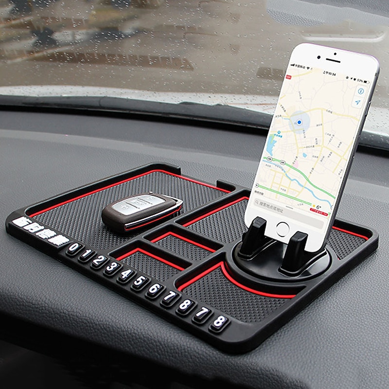 Multifunctional Car Anti-Slip Mat Non-Slip Phone Sticky Anti Slip Dash Mount Phone Silicone Car Board Mat Pad