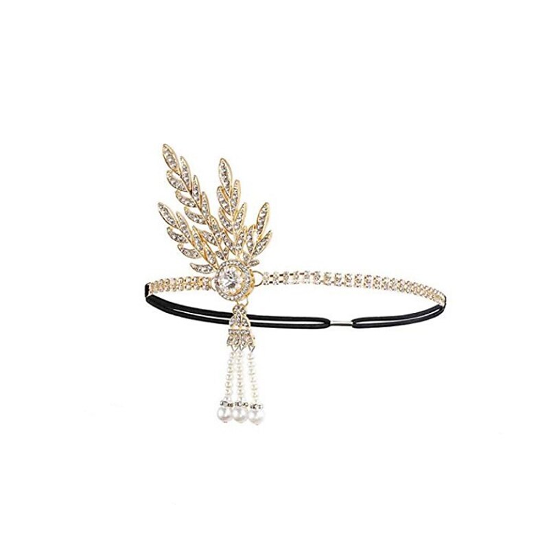 Dance Accessories 1920s / The Great Gatsby Women's Alloy Crystals Vintage / Costume & Disguise Headpiece3