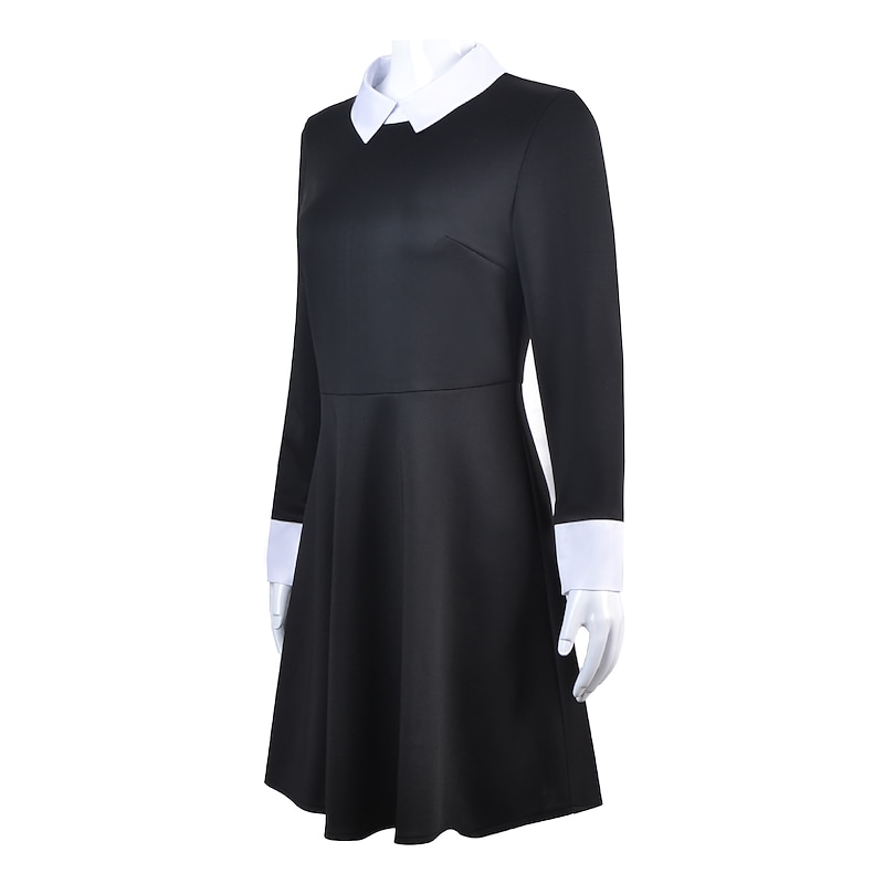 Gothic Horror Movie / TV Theme Costumes Dark Academia Dress Outfits Punk & Gothic Movie Cosplay for Women's Adults' Carnival3