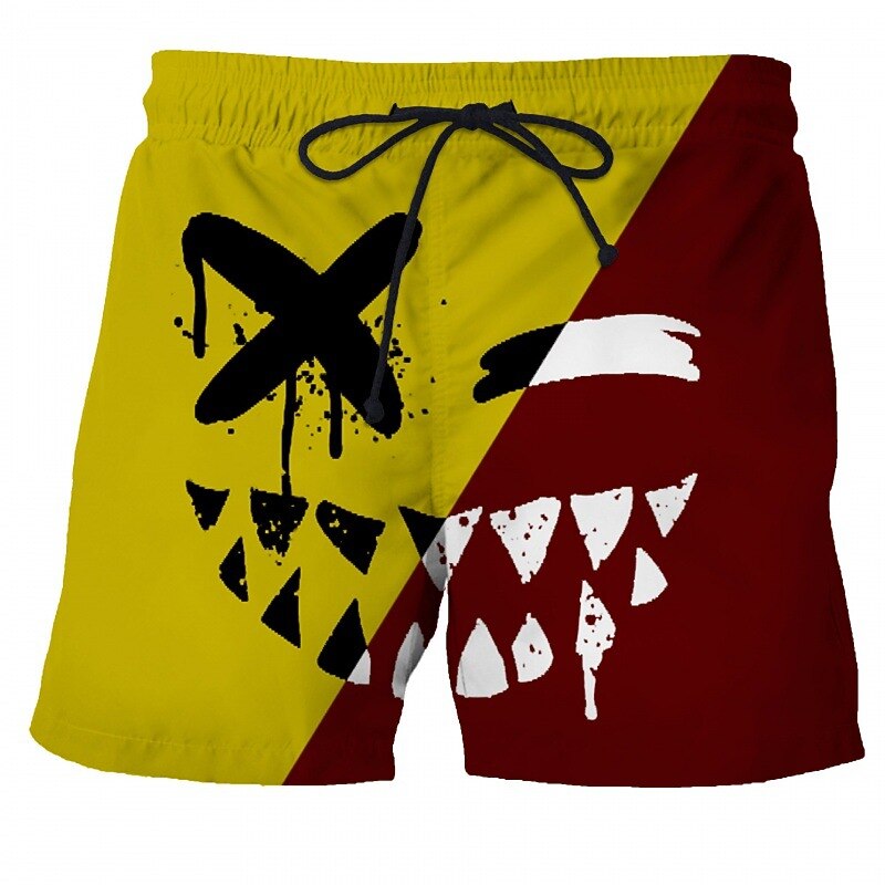 Men's Color Block Graphic Prints Smile Face Swim Shorts Board Shorts Swimming Trunks Mid Waist Fashion Streetwear Casual Outdoor Daily Holiday Pocket Drawstring Elastic Waist Designer Clothing Apparel4