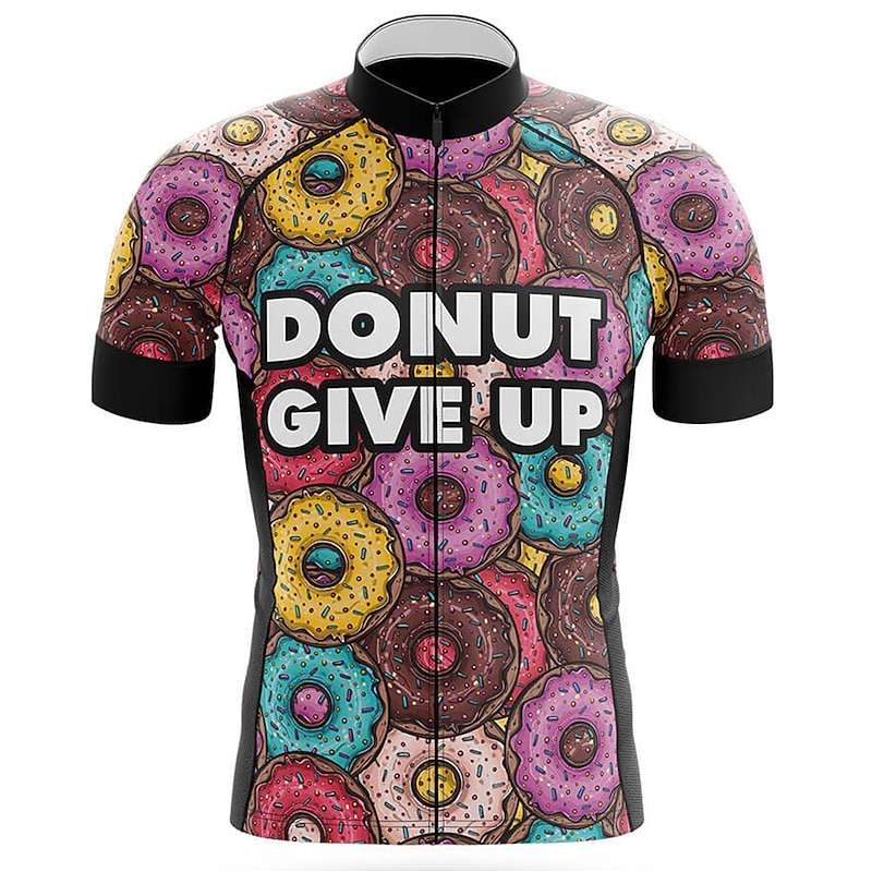 Men's Cycling Jersey Graphic Funny Short Sleeve Bike Jersey Top with 3 Rear Pockets Mountain Bike MTB Road Bike Cycling Quick Dry Reflective Strips Back Pocket Moisture Wicking Sports White Red Dark2