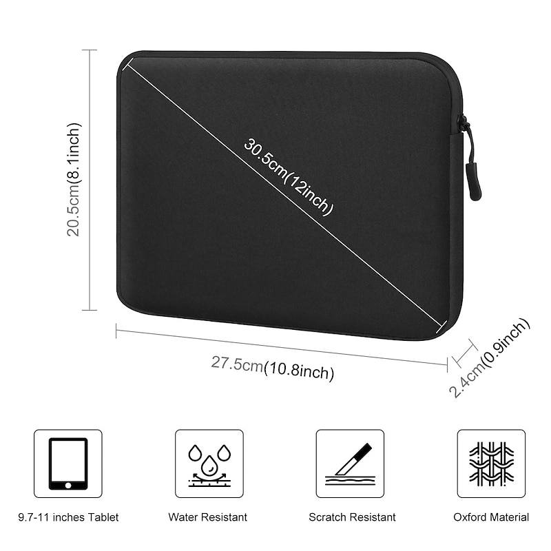 Laptop Sleeves 12" 13.3" 14" inch Compatible with Macbook Air Pro, HP, Dell, Lenovo, Asus, Acer, Chromebook Notebook Laptop Carrying Case Cover Carrying Case Cover Waterpoof Shock Proof Anti-theft4