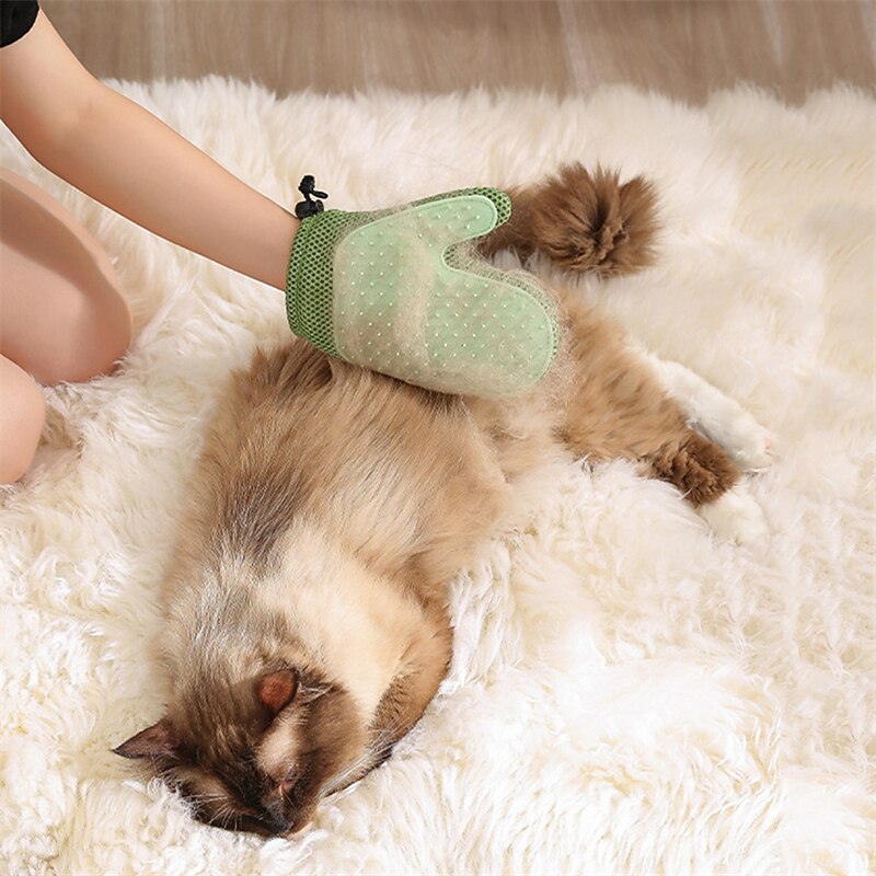 Dog Cat Brushes Cleaning Pet Grooming Glove Silica Gel Brush Dog Clean Supply Baths Massage Washable Durable Easy to Use Pet Grooming Supplies Blue Green Beige4