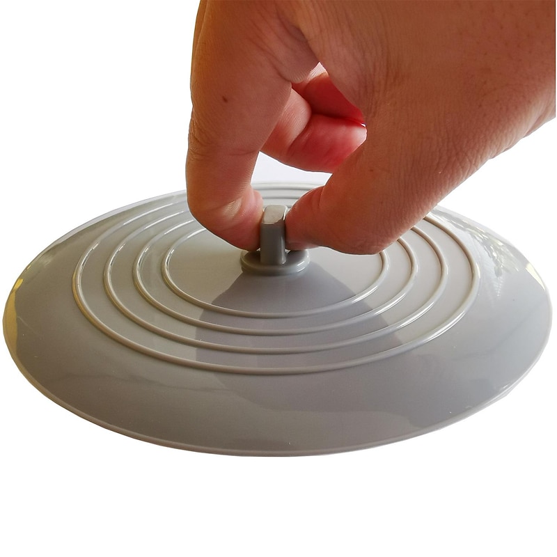 Tub Stopper Large Silicone Drain Plug Hair Stopper Flat Suction Cover for Kitchen Bathroom Accessories and Laundry4