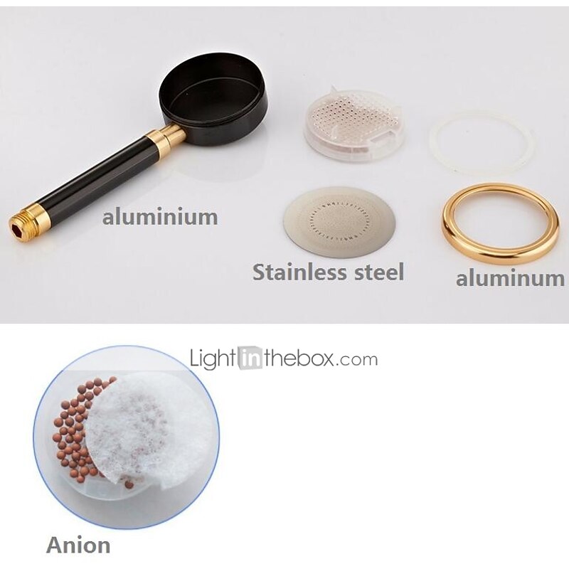 Antique Hand Shower / Rain Shower Ti-PVD Feature - Shower / Water-saving, Shower Head4