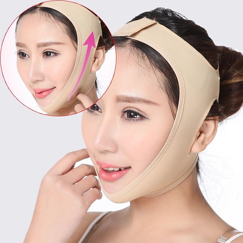 1PC ParaFaciem Reusable V Line Mask Facial Slimming Strap Double Chin Reducer Chin Up Mask Face Lifting Belt V Shaped Slimming Face Mask2