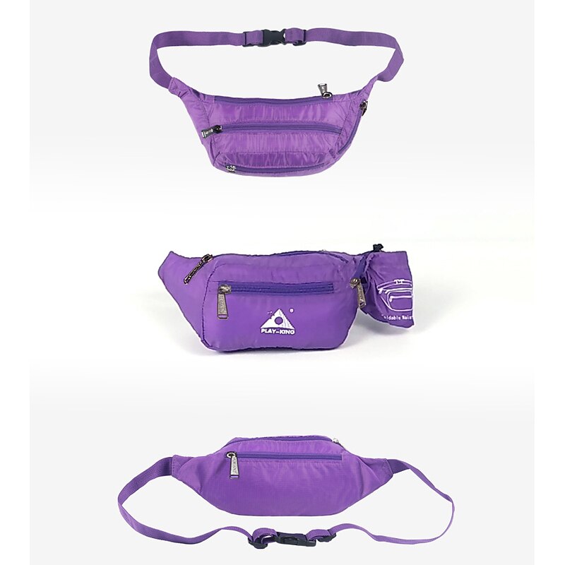 1-10 L Fanny Pack Hiking Waist Bag Belt Bag Windproof Rain Waterproof Quick Dry Lightweight Sweat-Wicking Outdoor Hunting Fishing Hiking Climbing Nylon ArmyGreen Black Red3