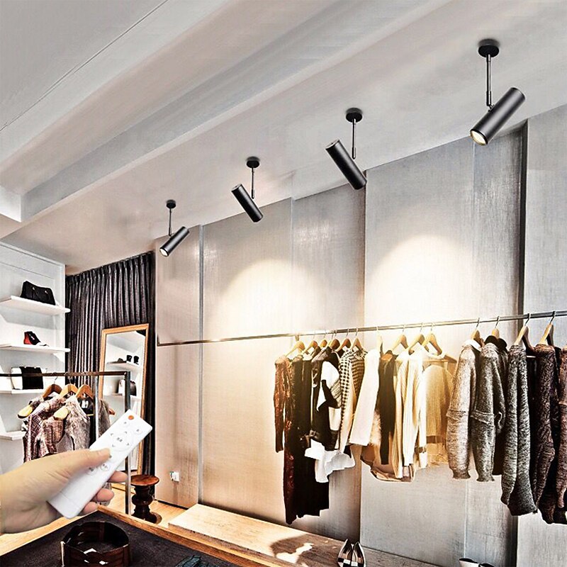 LED Ceiling Lights Dimmable 20cm LED Flush Mount Ceiling Light Bar 3000-6000K 5W Acrylic Simple Lamp for Bedroom Hallway Kitchen Gallery Low Ceilings Areas Black White