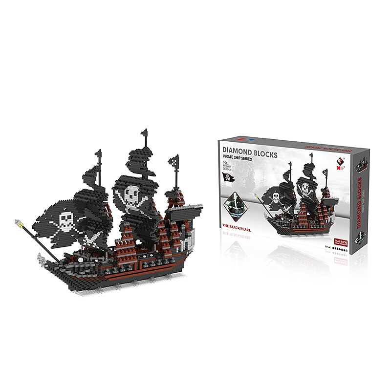 Building Blocks Toys 3633pcs Black Pearl Boys and Girls Toy Gift Festival and Birthday Gifts for Adults and Kids  Ages 14 Up2