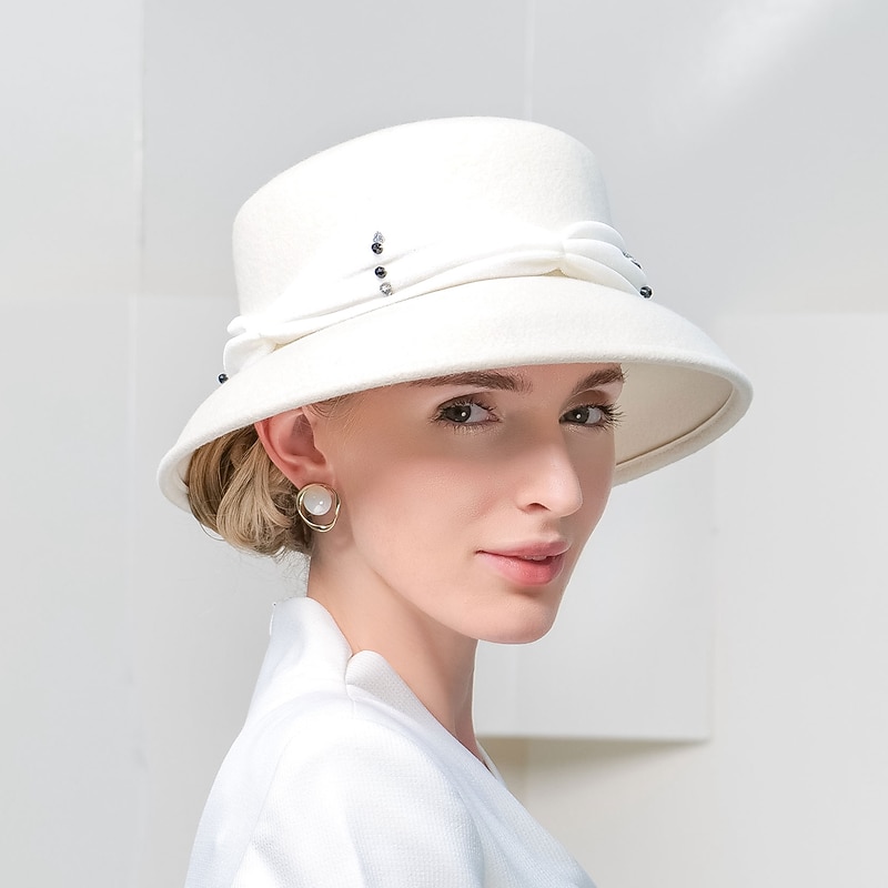 Bohemian Beach Straw Headwear / Straw Hats with Satin Bowknot Casual / Holiday Headpiece/ Sun Protection3