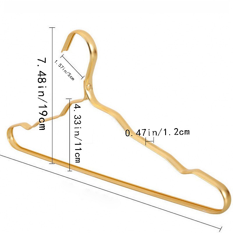 5pcs Clothes Hanger Aluminium Coat Hanger Anti-slip Drying Rack Wardrobe Space Saver Clothing Storage Rack Clothes Horse4